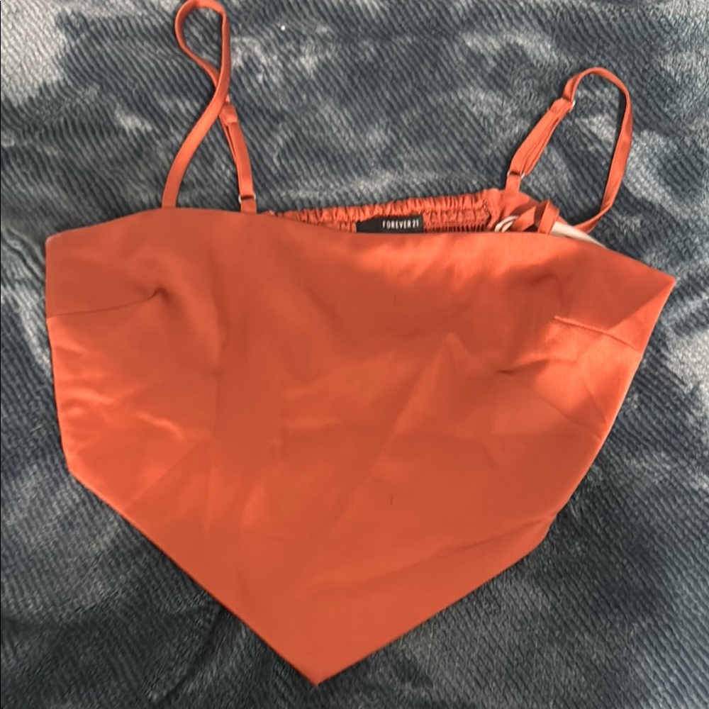 Forever 21 Orange Women's Top